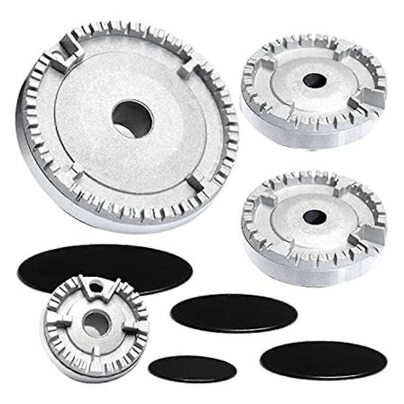 Universal Brännarkrona Låga Lock Ugn Spis Häll Gas För, låga Brännarlock Krona Passar Alla Mellan S [DB]