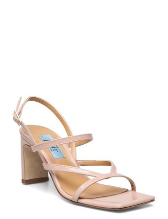 New Square Sting High Sandal Med Hæl Rosa Apair*Betinget Tilbud