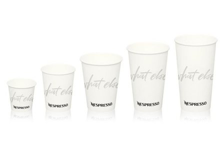 NESPRESSO Pappersbägare OnTheGo 110ml 50/fp - Lyreco - Kök och servering - Engångsartiklar - Pappersbägare