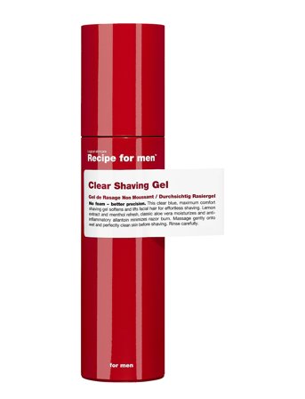 Recipe for Men Recipe Clear Shaving Gel - Nude - 100 ml