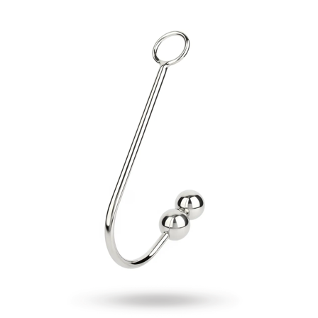Anal Hook Double Balls 40+40mm - Vuxen.se - Stor butt plugg, stor dildo