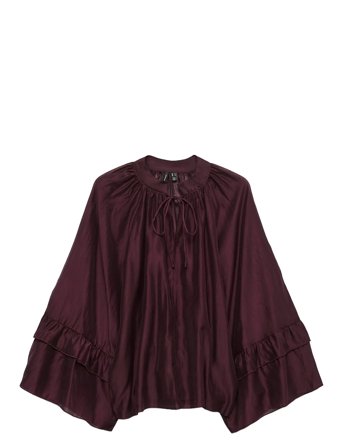 Vero Moda | Vmjenna 7/8 Frill Top Wvn Ga | M