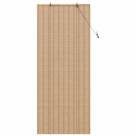 Rullgardin i bambu - vidaXL - 90x220 cm - Natur - Rullbar - Låg underhåll - Dragkod - UV-skydd