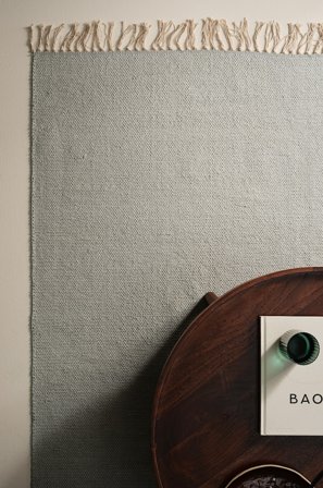 Jotex - Bomullsteppe Bomull/Bomull gråblå TONE - Kjøp Bomulls- & filleryer hos Jotex