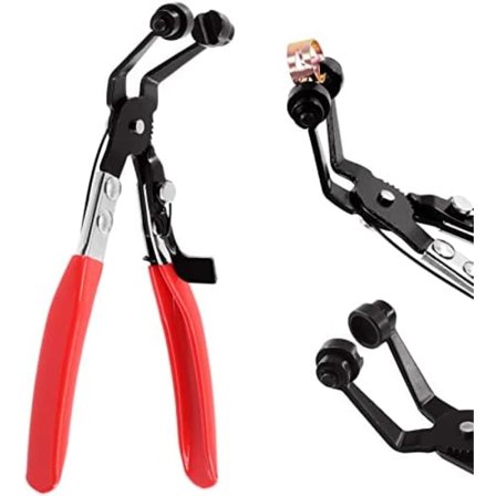 x 45° Letkunkiristin, Kulmikas Kääntyvä Leukainen Letkunkiristin Matalien Jäähdytinletkujen Asentamiseen, Rengastyyppiset tai Litteät Letkunkiristimet