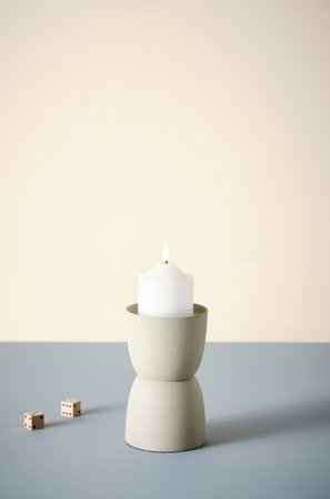 Jotex - Lysestake Gråbeige - BILLY - Kjøp Lysestaker hos Jotex