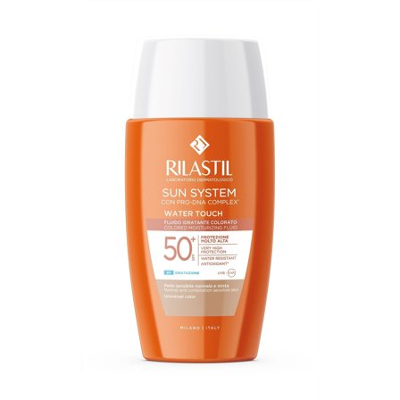 Rilastil Water Touch Matt SPF50+ universal color 50ml - Solare viso alta prot.