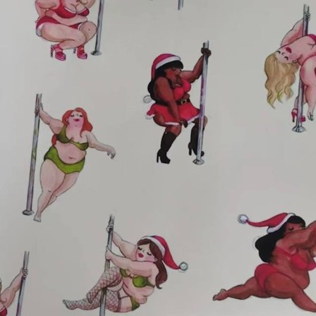 Poledanser Gavepapir Indpakningspapir 3 3