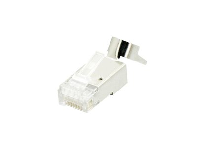 MicroConnect Modular Plug - Nettverkkontakt - RJ-45 (hann) - SFTP - CAT 7 - solid, flertrådet (en pakke 10)