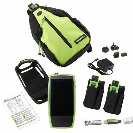 NETALLY LinkRunner AT 4000 Advanced PoE-tester Sort, Grønn