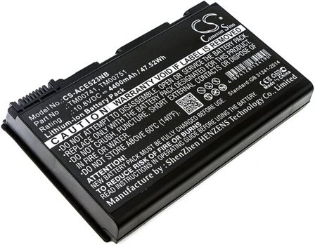 Batteri til bærbar PC for Acer Extensa 5120, Extensa 5230, Extensa 5230E og andre.