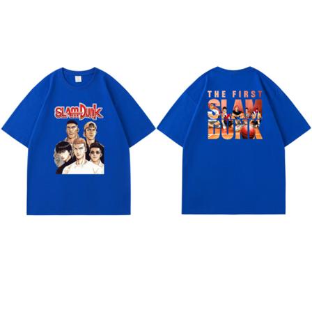 Tide brand dunking master T-shirt för män F38 Blue-G13 2XL