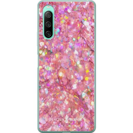 Yhteensopiva Puhelinkuori Sony Sony Xperia 10 IV Cactus and Friends – PinkGlitter