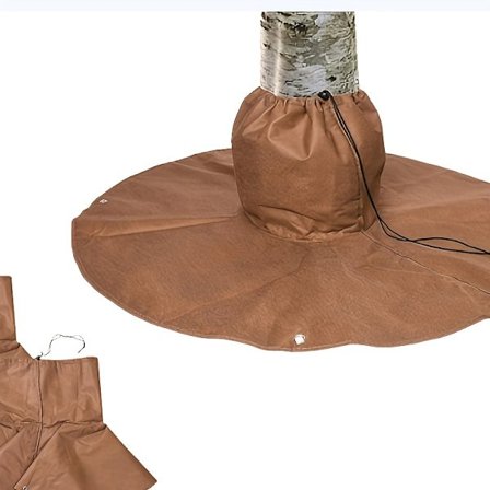 1 stk 3-lags palmetrebeskyttelse - Vinterfrost- og kuldebeskyttelse med jordspyd, slitesterkt PP-materiale [DB]