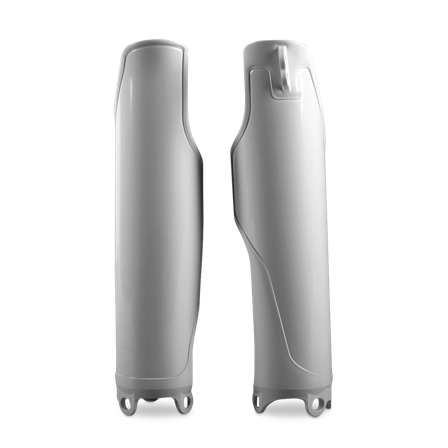 Gabelprotektoren Polisport Weiß - Honda CR 125R 2004-2007