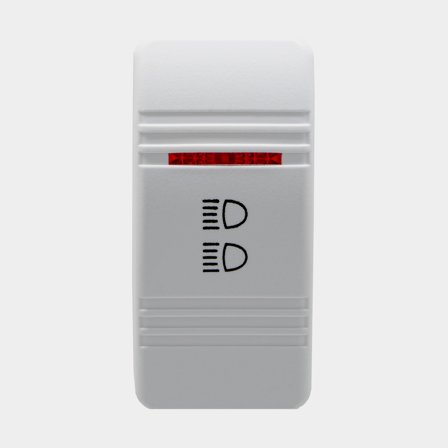 Vit huv strålkastare