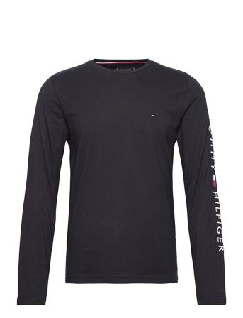 Tommy Logo Long Sleeve Tee T-shirts Long-sleeved Tommy Hilfiger