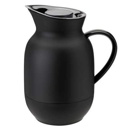 Stelton Amphora termoskanne 1 liter, kaffe, soft black' - 'Svart