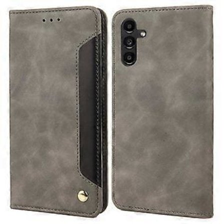 Samsung Galaxy A55 5G -puhelimen kotelo, PU-nahka, iskunkestävä, lompakko, suojakotelo (tyyli E)