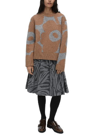 Marimekko RWS VIRTAUS UNIKKO Sweater Tröjor Dam Grå S