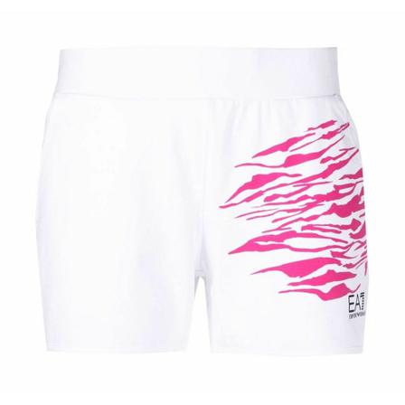 Emporio Armani Ea7, Shorts Wit, Dames, Maat:L,Cotton