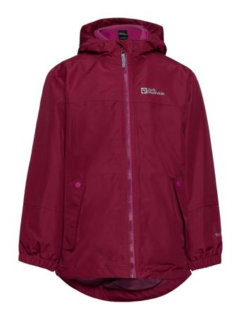 Iceland 3In1 Jacket G Outerwear Snow/ski Clothing Snow/ski Jacket Burgundy Jack Wolfskin