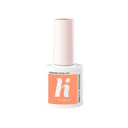 HI HYBRID Pop Smalto Semipermanente #115 Orange Soda 5ml - Smalto Effetto Gel