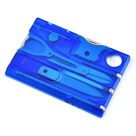 10 in 1 kannettava luottokorttikotelo monitoimityökalu ulkoilmaretkeilyvarusteet 1 laatikko vaellus korttityökalu