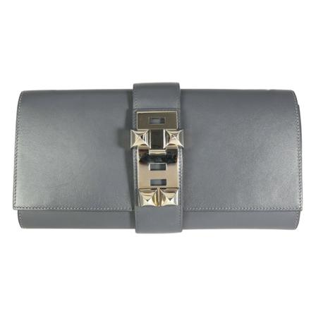 Hermès Vintage Pre-owned Clutches Grå, Dame Vintage Tasker, Størrelse: ONE Size
