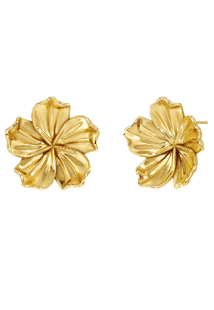 Edblad Jasmine Studs L Gold Smycken & klockor Dam Guld ONESIZE