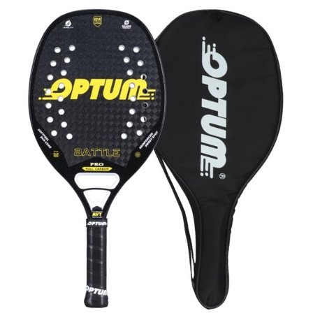 12K karbon fiber grov overflate strand tennis racket med deksel pose