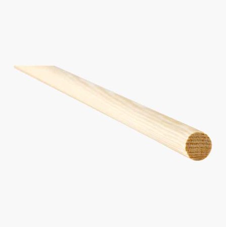 Biltema - Rundstav Ø 15 x 1000 mm - Ubehandlet furu, Ideell for håndverk og byggeprosjekter