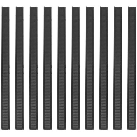 100 Metall Skrell og Lim Bånd, Foldbare, Kaffepose Bånd, Forsegle Kokt Matpose Perle 5,5 Tommer-Svart