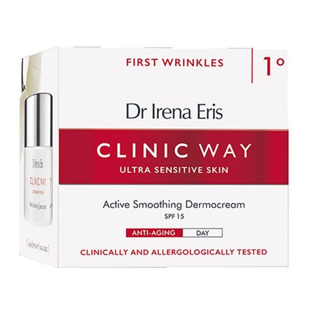 Dr. Irena Eris Clinic Way Active Smoothing Dermocream SPF15 50 ml, Skincare, Ansigtspleje, Dagcreme