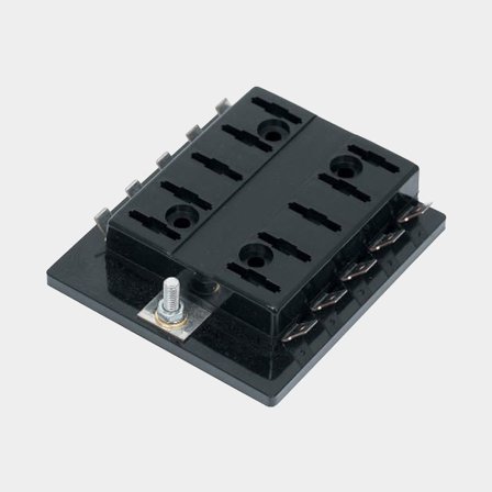 Portafusibili, per 10 fusibili a lama, 25 A