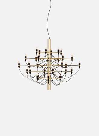 2097/30 Sarfatti lysekrone - messing