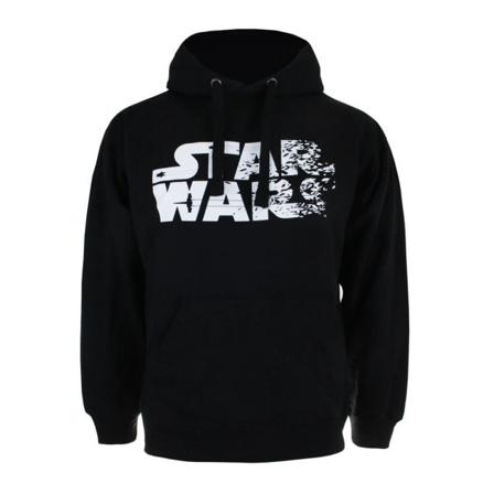 Star Wars Herr Rebel Logo Pullover Hoodie S Svart/vit