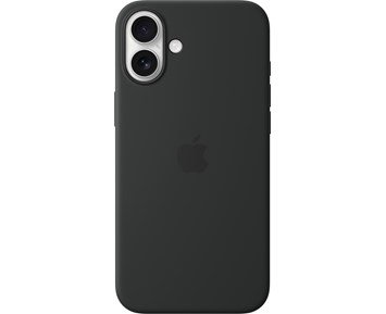 Apple iPhone 16 Plus Silicone Case with MagSafe - Black - Silikonskal med MagSafe till iPhone 16 Plus