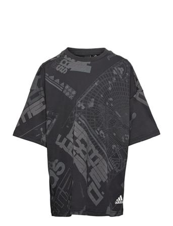 Arkd3 Allover Print Tee T-shirt Sort Adidas Performance