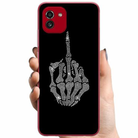 Samsung Galaxy A03 Tpu Mobilskal Fuck You Bling