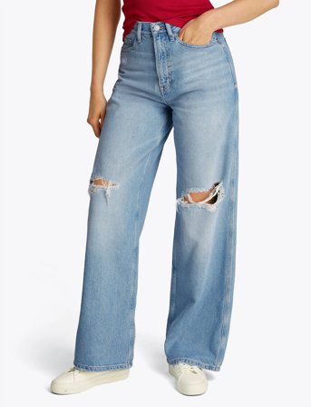 Tommy Jeans Claire Hr Wd Bi6019 - Blue - 27 x 32