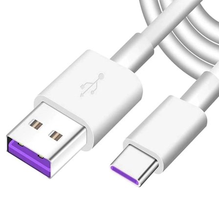 2m Snabbladdare / 5A SuperCharge - USB-C Laddare - Kabel