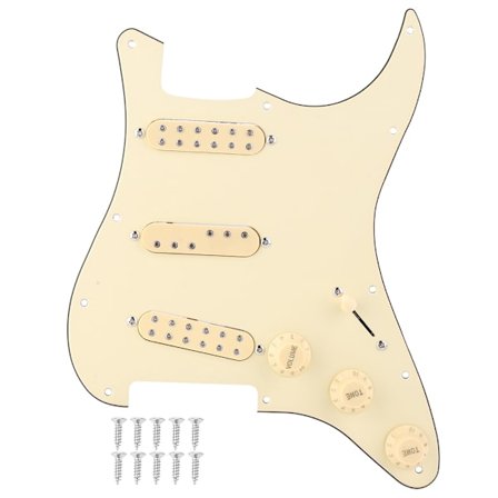 SSS29 Beige Muovi Sähkökitara Varustettu Pickguard Pickup-Asennus Pick Guard Setti