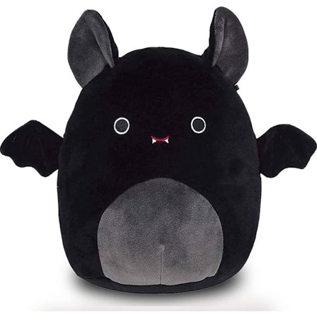 Bat Toy 12 tuumaa squishmallows iso Animals Pehmonukke,täytetty eläin, (musta, 30cm)