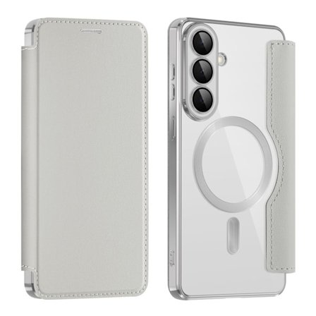 Samsung Galaxy S26 Plus Wallet Cover MagSafe RFID Blocking - Titanium Grey