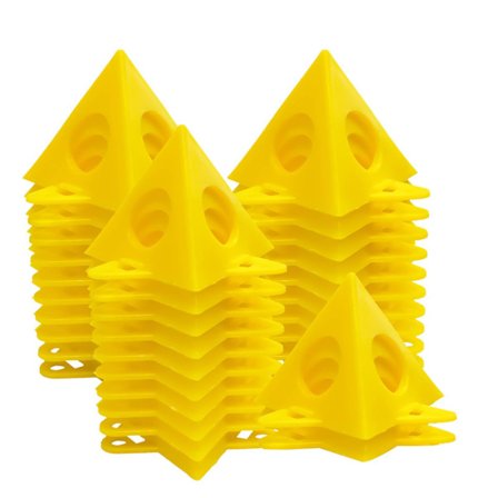 10 Pyramidholdere til Træbearbejdning Spraymalingspaneler Trekantede