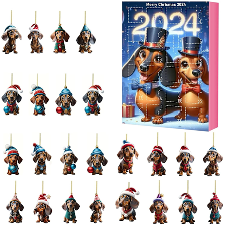 Joulukoiran AdventiKalenteri 2024 Joulu AdventiKalenteri Koiran Ripustimet 24 P iv Joulun Odotuskalenteri Joulu AdventiKalenteri A