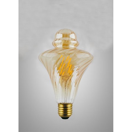 LED Pærer Vintage Twist Kegle Pære 4W 2500K Varm Hvid Dekorativ Edison Pære [Energiklasse D]