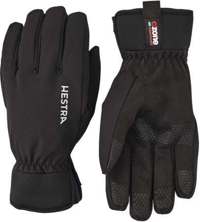 Hestra CZone Contact Glove - 5 Finger Black