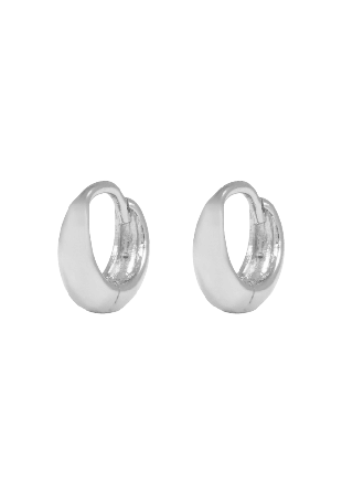 SNÖ of Sweden Honey Drop Ring Ear 8mm Örhängen Dam Silver ONESIZE